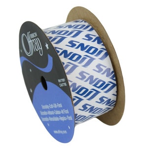 1-5/16&quot; NFL Detroit Lions Ribbon, 12 foot spool, Licensed by Offray