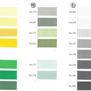 1/2 "Nahtbindung 2.0 Band - 100% Viskose - 100 Meter - Wählen Sie die Farbe von 1-147