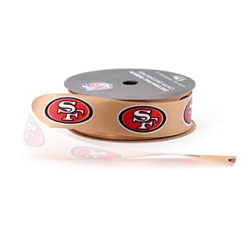 7/8 NFL San Francisco 49ers Ribbon 9 foot spool Etsy