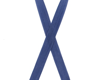 Skipper Blue 193 Light Navy Rayon Seam Binding 2.0 Ribbon - 1/2"