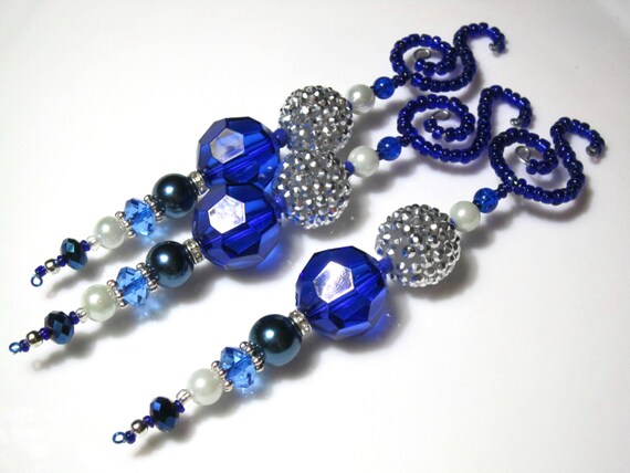 On Sale 33 Off Beaded Christmas Icicle Ornaments With Chunky
