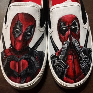 deadpool vans shoes