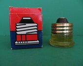 Avon Fuse shaped bottle titled Right Connection 1977 with box and Oland After Shave