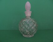 Avon bottle Soft Swirls Bath Decanter 1981