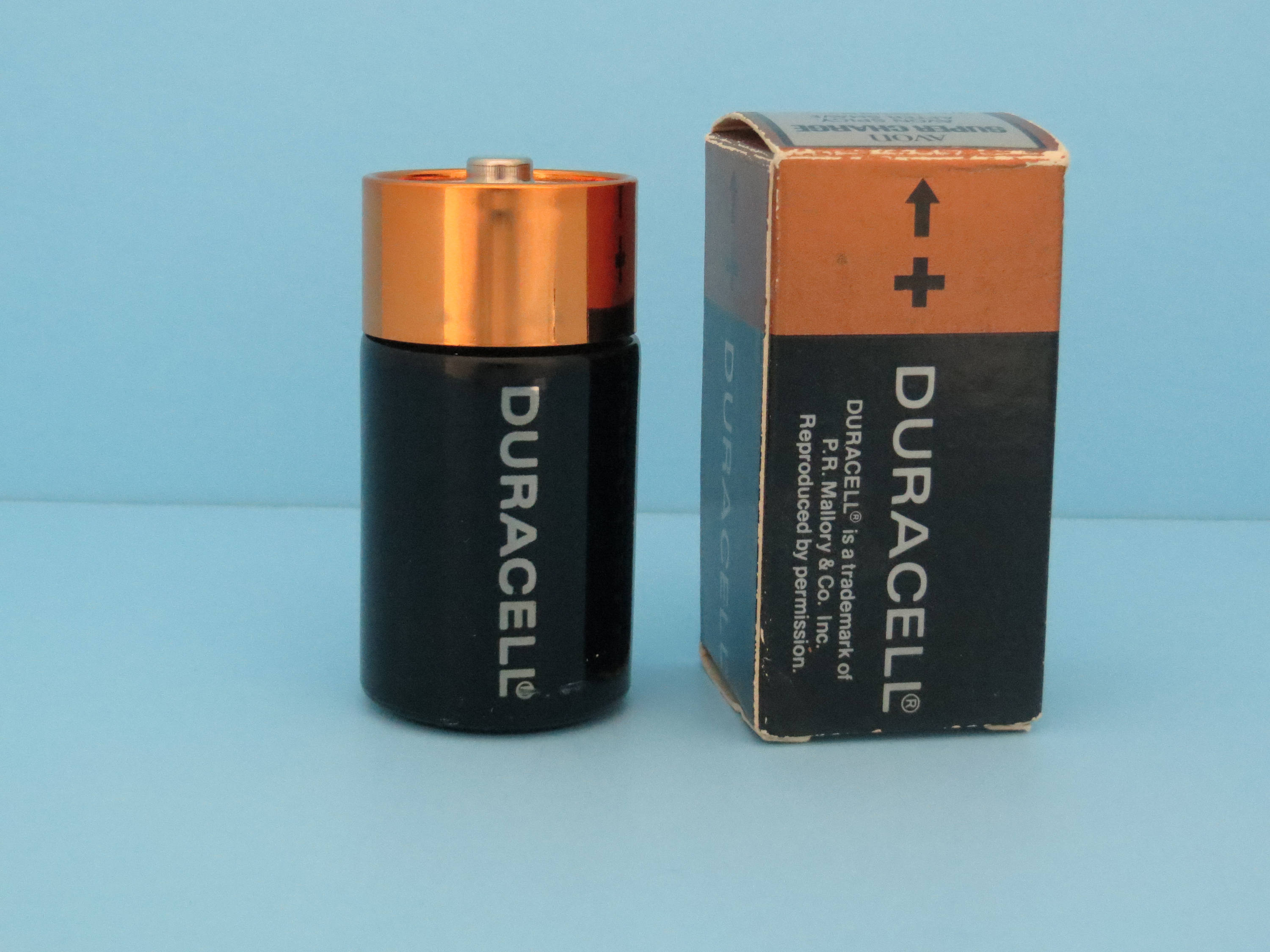 Avon battery shaped bottle Duracell Super Charge 1976-78 with | Etsy