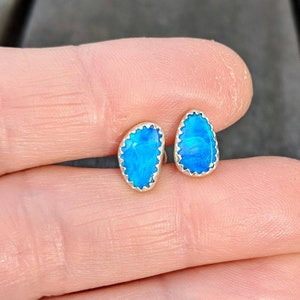 Opal Ohrringe | Opal Ohrstecker | Opal Ohrstecker | Australischer Opal | Ohrstecker | orangelipped