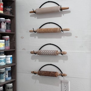 Ganci per mattarello / Decorazioni per la casa in stile country / Organizzazione della ceramica / Attrezzi da forno / Regali per la pasticceria / Studio del vasaio / Stanza dei lavori manuali / Cucina rustica