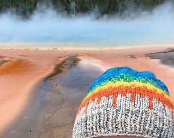 Yellowstone National Park Beanie Knitting Pattern - Etsy display picture 3