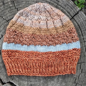 Capitol Reef National Park Beanie Knitting Pattern