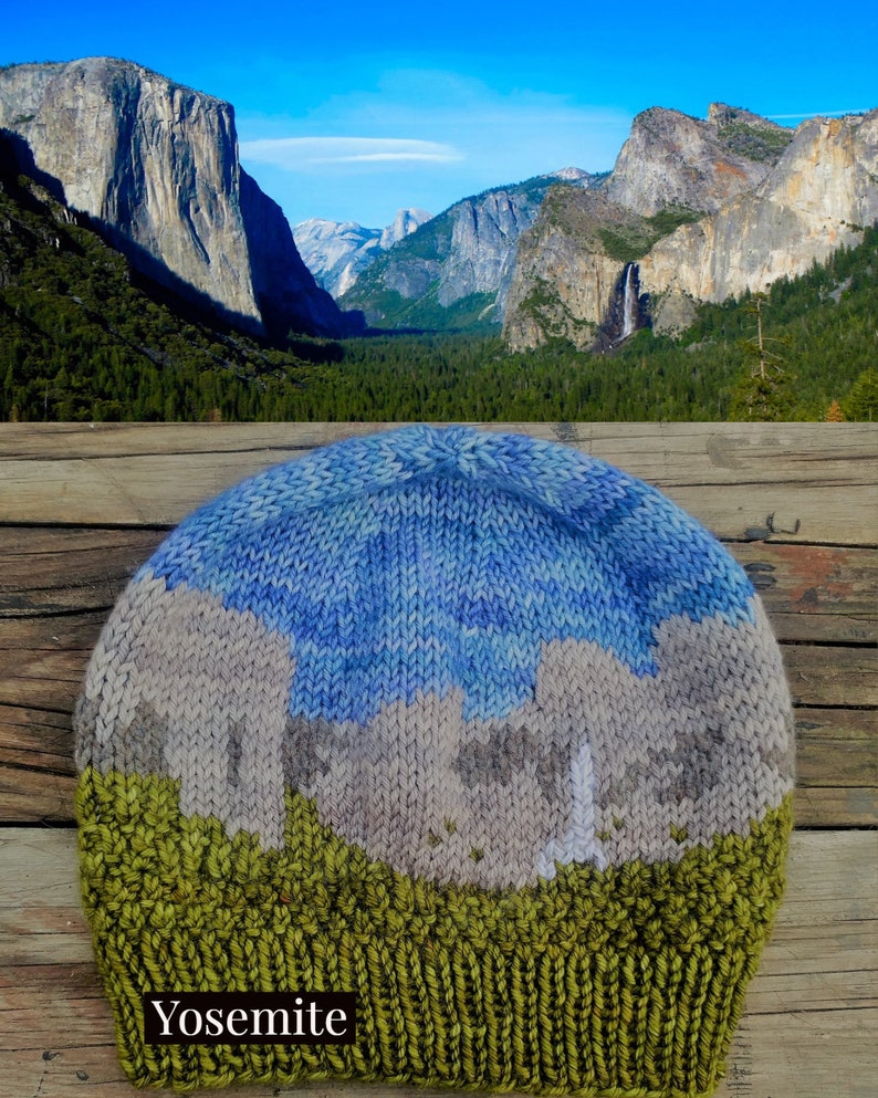 Yosemite National Park Beanie Knitting Pattern image 4