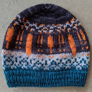Hawaii Volcanoes National Park Beanie Knitting Pattern