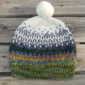 Mount Rainier National Park Beanie Knitting Pattern image 1