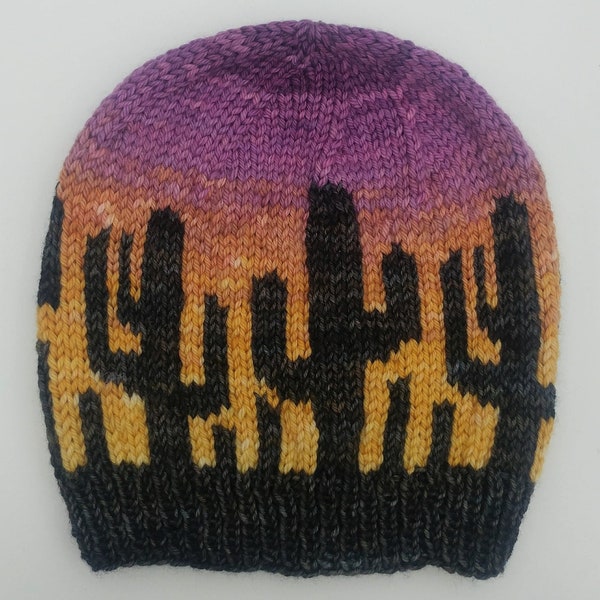 Saguaro National Park Beanie Knitting Pattern