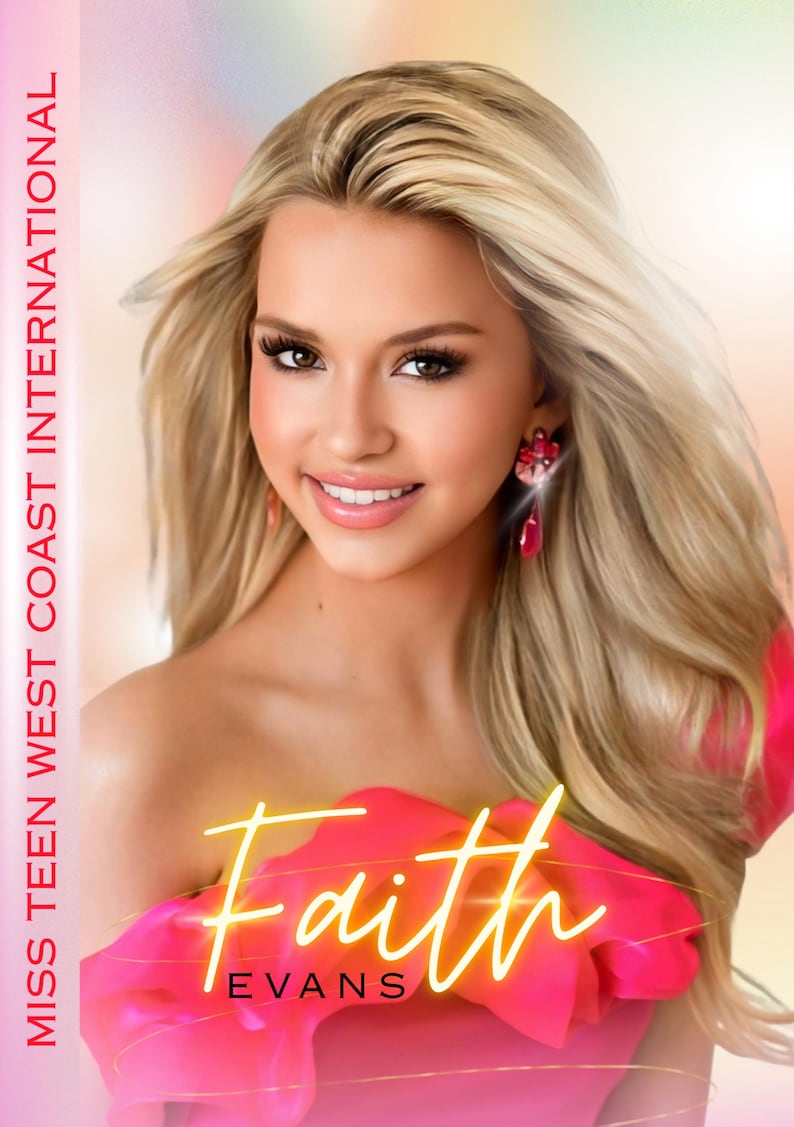 Pageant Autograph Card (digital Only) - Etsy