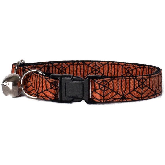 Halloween Cat Collar Orange Cat Collar Cat Collar Halloween Etsy