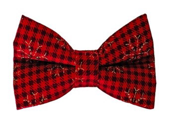 buffalo check cat bowtie, red bow tie for dogs, dog bowtie daddys boy, red bow tie for dogs, pet fashion, new cat gift, cat lovers gift