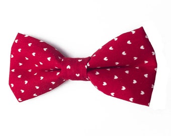 Valentine Cat Bow Tie Only/ Red Bow Tie / Cat Bow Tie / Small Dog Bow Tie / Bow Tie Only