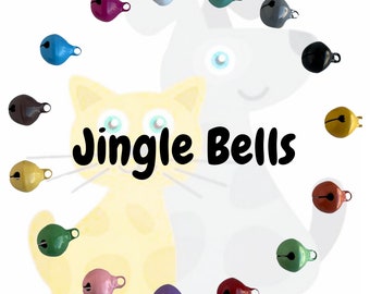 round bells for cat collar with bell, collar accessories dog, pet collar bells, jingle bells for crafts, party favor, dog jewelry charm