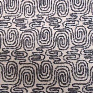 Fabricut Pattern Zagnoli Broderat Tyg 7 Hela Yards: Modernt Heminredningstyg