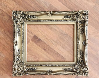 Handmade Baroque Gold Picture Frame 20x24: Ornate Vintage Wall Decor