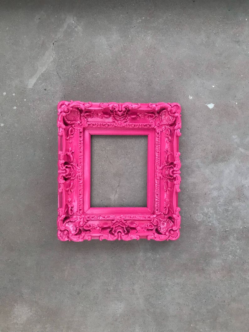 8x10 Berry Pink Frame Baroque Baby Frames Picture Image 0