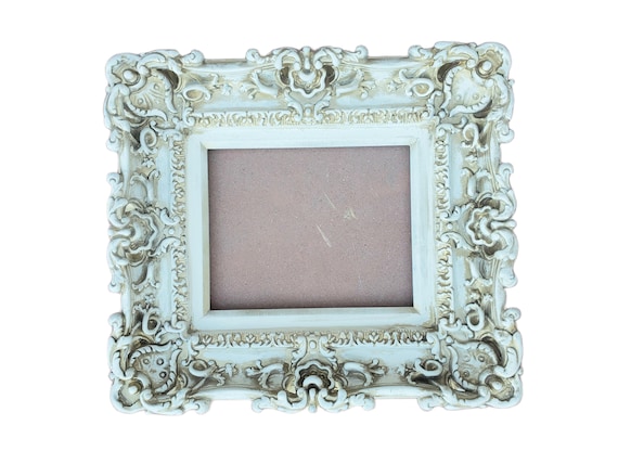8.5x11 Champagne Baroque Picture Frame: Vintage French Style