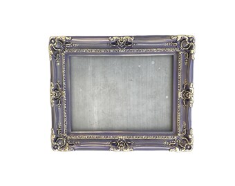 12x16 Lavender Ornate Picture Frame: Shabby Chic Wall Art