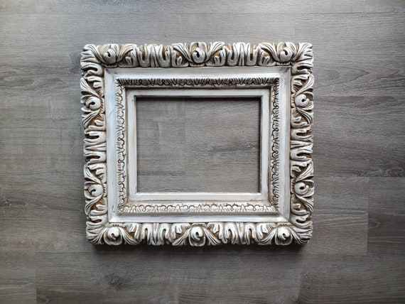 12x16 Black Frame, Wall Ornate Frame for Canvas or Art Paint