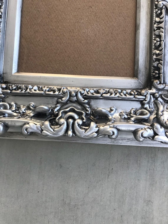 Intage décoré Argent//Or Baroque Rococo Style Cadre Photo 5/"x7/"//8/"x10/"