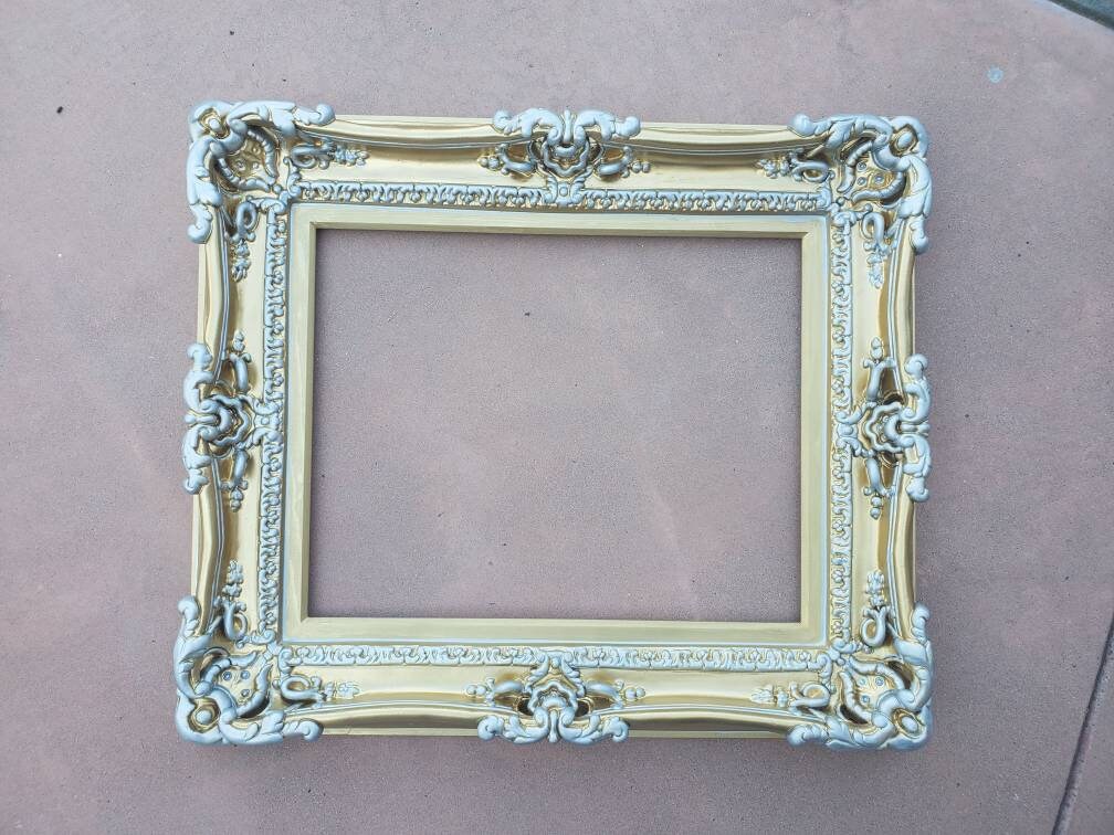 16x20 Gold Photo Frame, Decorative Baroque Fancy Picture Frame, Canvas,  Painting, Artwork Print Ideas, Wedding Frame, French Photography -   Norway