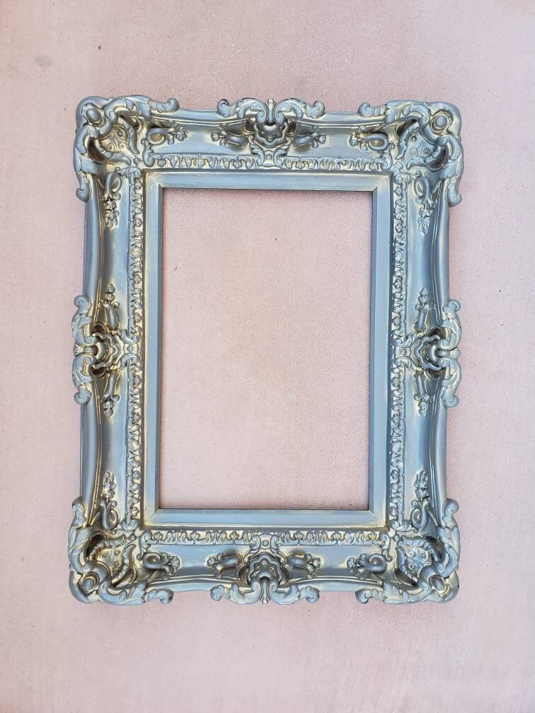11x14 Vintage Gray Picture Frame, Original Photo Frame, Baroque Frame, Ornate Frame, Art Frame, Fancy Frame, Classic Frame, Distressed Frame - Etsy 11x14 Vintage Gray Picture Frame, Original Photo Frame, Baroque Frame, Ornate Frame, Art Frame, Fancy Frame, Classic Frame, Distressed Frame - Etsy