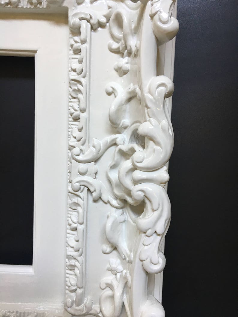 8x10 Shabby Chic Frame Baroque Frame Wedding Picture Frame Etsy