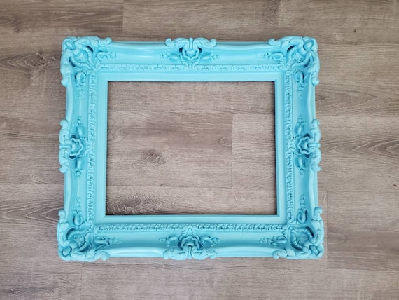 12x16 Shabby Chic Picture Frame, Decorative Baroque Wall Mirror