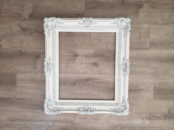 Ornate white picture frame 16x20 discount