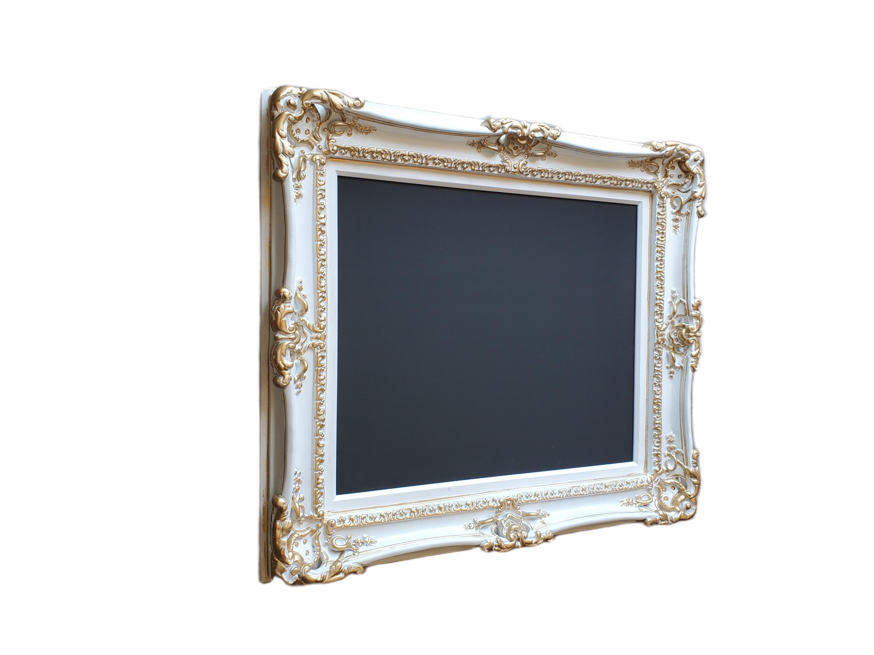 20x24 Ornate Baroque Frame: White & Gold Wedding Photo Frame - Etsy