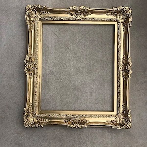 20x24 Gold Frames, Large Ornate Baroque Picture Frame, Classic Victorian Photo Frame, Wedding Frame, Framing Painting Artwork Home Ideas image 3