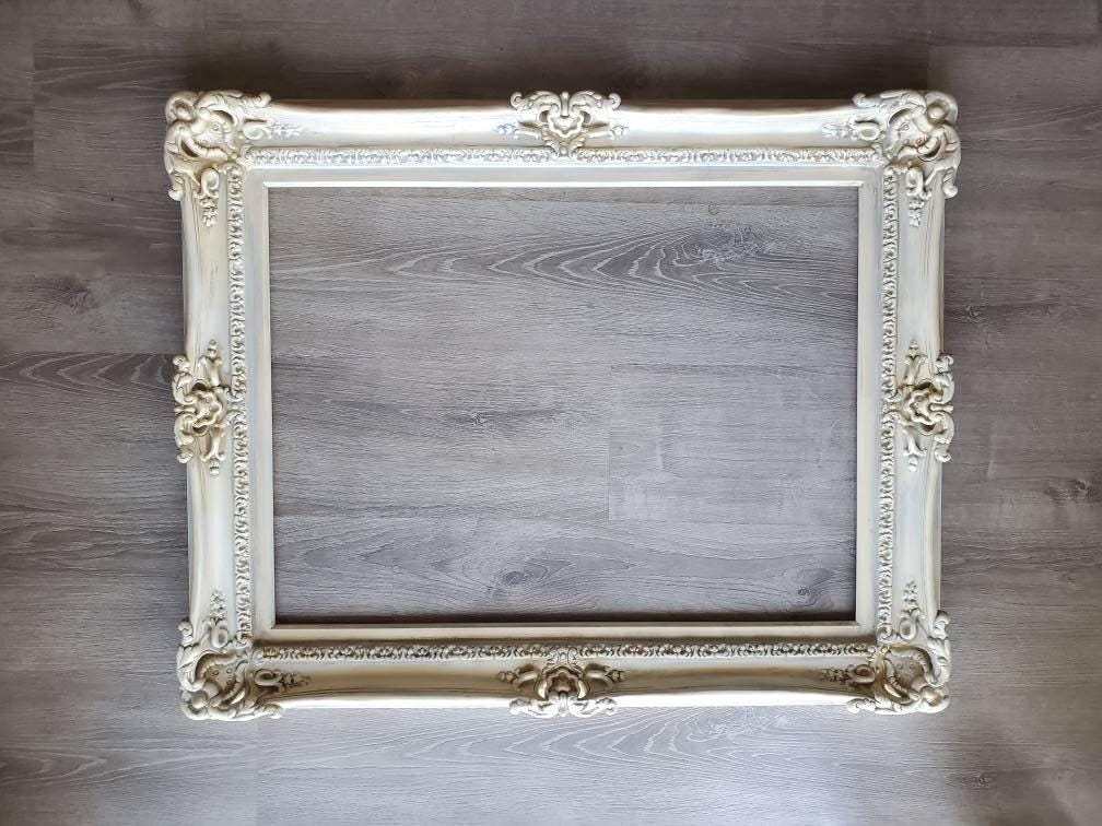20x24 Distressed Baroque Frame: Shabby Chic Ornate Photo Frame - Etsy