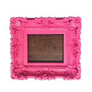 8x10 Berry Pink Frame, Baroque Frame, Baby Frames, Picture Frame, Art Frames, Wall frame, Cottage Chic Frame, Photo Frame, Fancy Frame