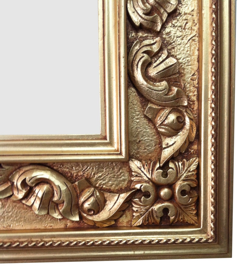 Mid Century Wood Frame Decorative Hand Carved Frames Etsy