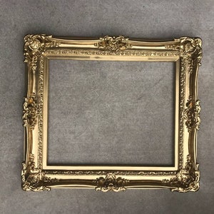 20x24 Gold Frames, Large Ornate Baroque Picture Frame, Classic Victorian Photo Frame, Wedding Frame, Framing Painting Artwork Home Ideas image 2