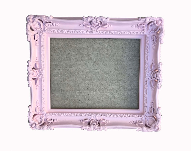 16x20 Baby Pink Picture Frame Baroque Mirror Shabby Chic Etsy