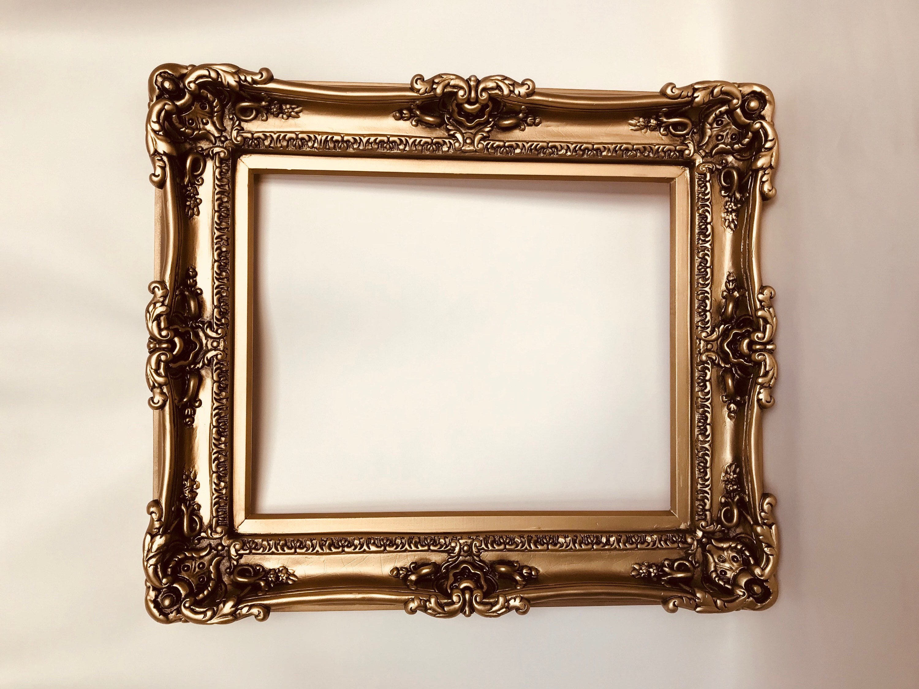 20x24 Vintage Bronze Ornate Picture Frame: French Baroque Decor - Etsy