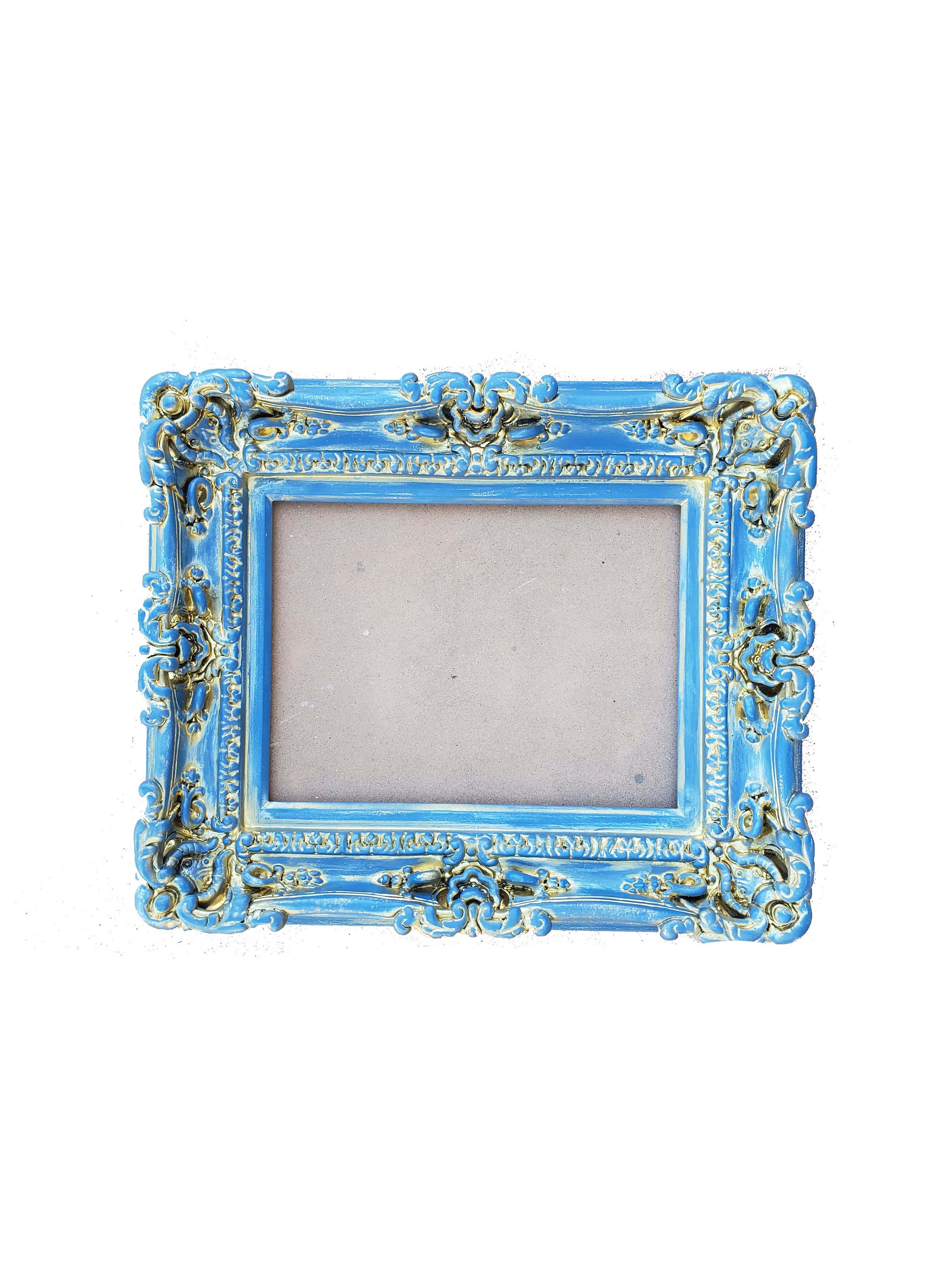 Blue frill frame フォトフレーム ヴィンテージ Blue frill frame フォトフレーム ヴィンテージ