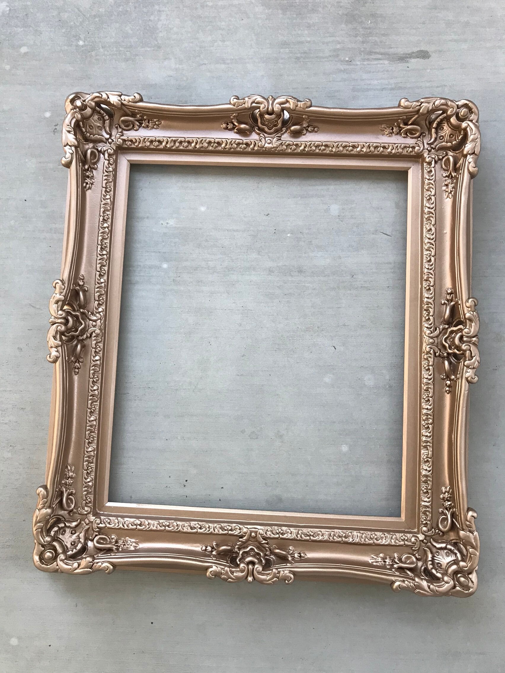 20x24 Large Rose Gold Chic Picture Frames Baroque Frame for Etsy