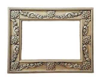 24x36 Handcrafted Wood Frame Luxury Carved Style Frames Finish Gold Leaf