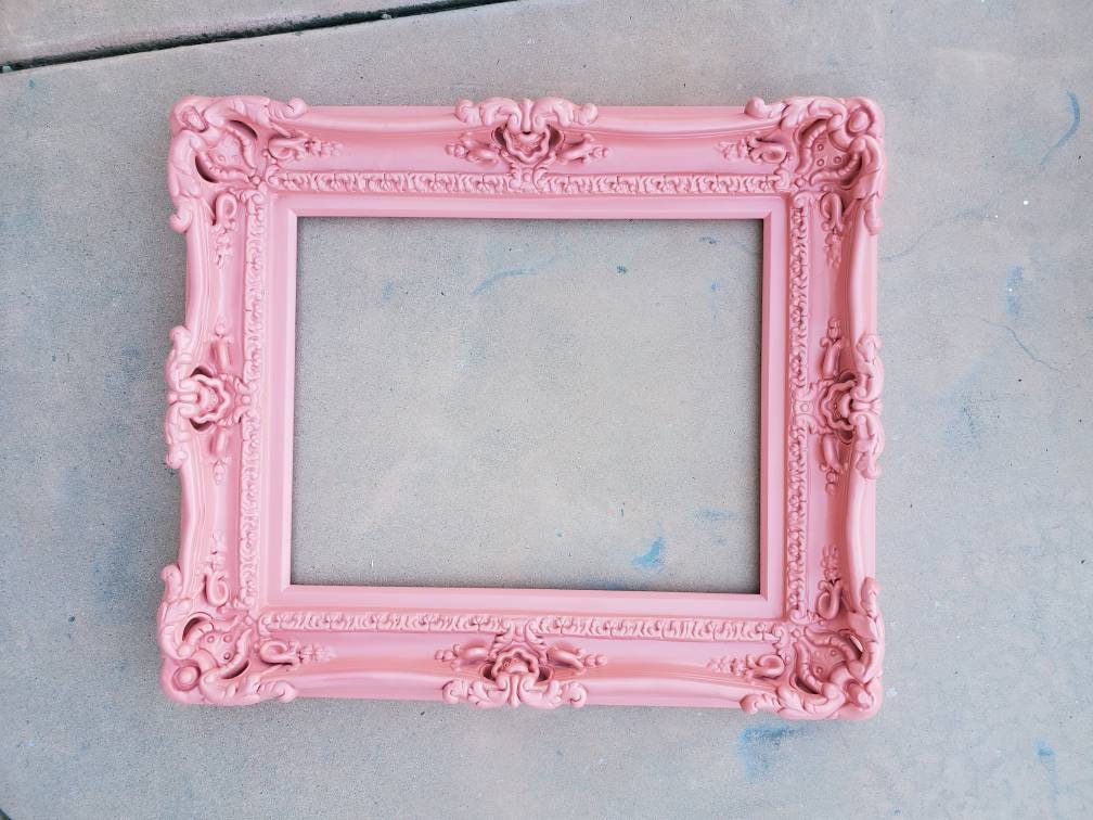 8x10 Picture Frame Baroque Style, Ornate Frames, Art, Canvas, Wall Cottage  Chic