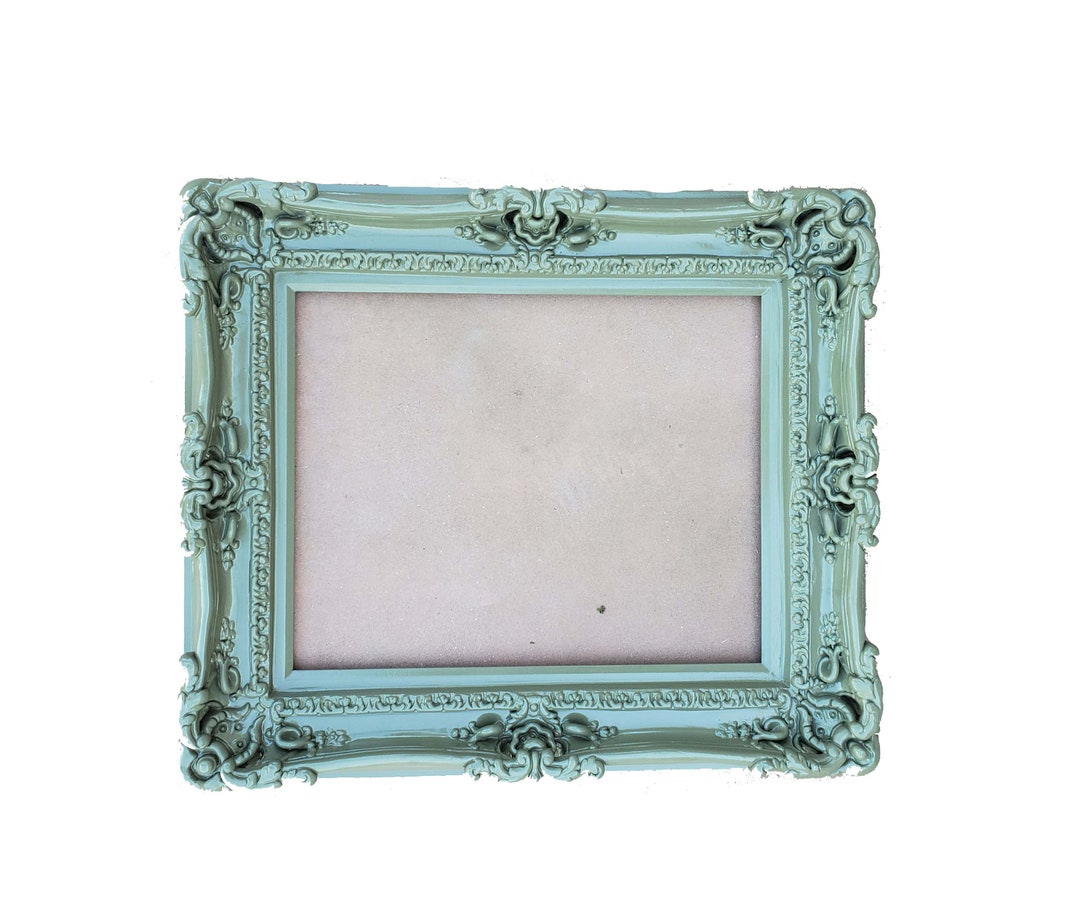 16x20 Green Photo Frame, Decorative French Frame, Home Decor Ornate