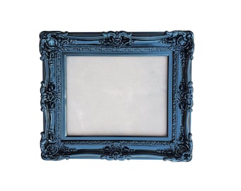 20x24 Black Ornate Baroque Picture Frame: Handmade Wall Art