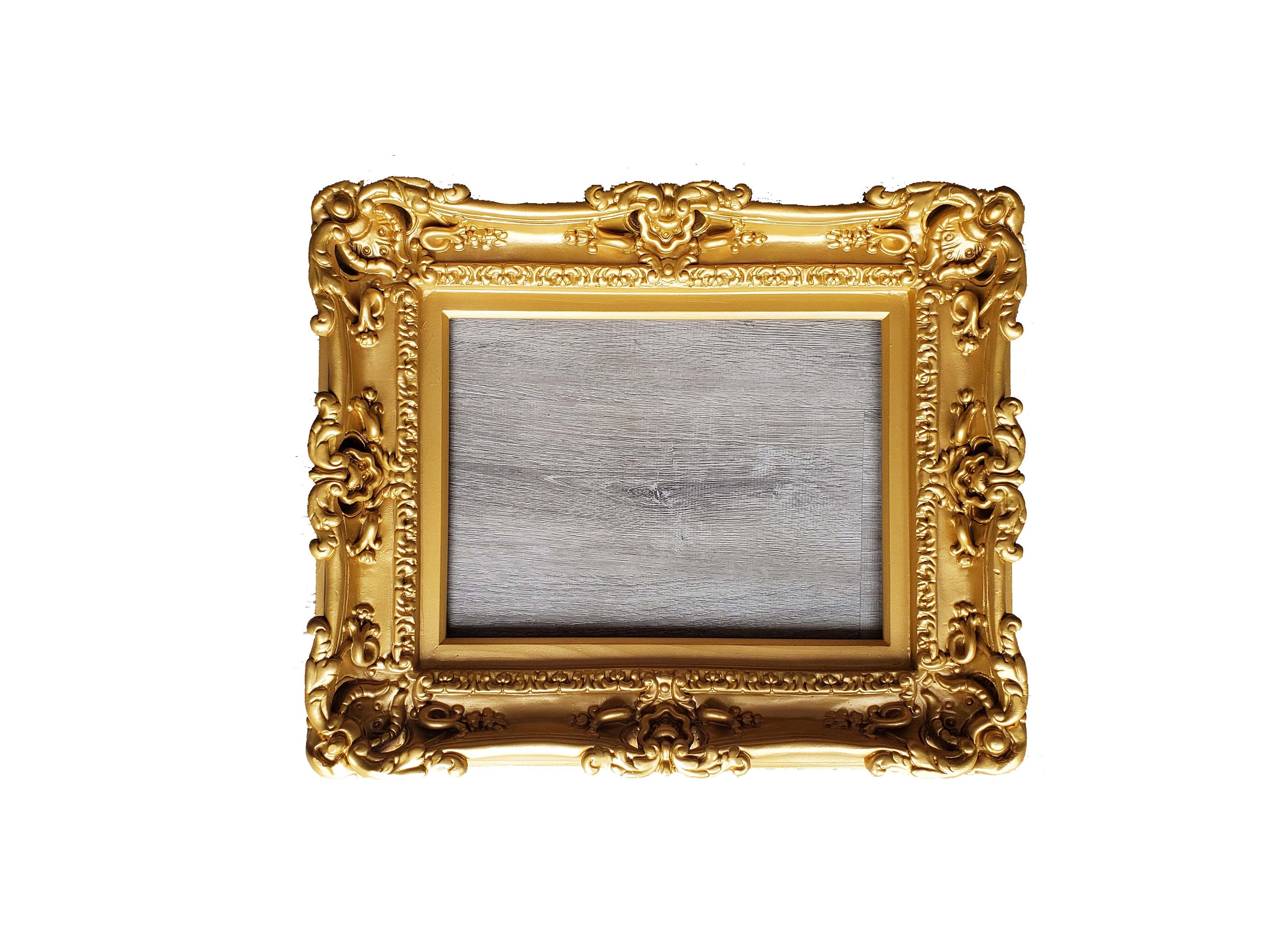 12x16 Ornate Matte Gold Frame French Style Frames Decorative Etsy