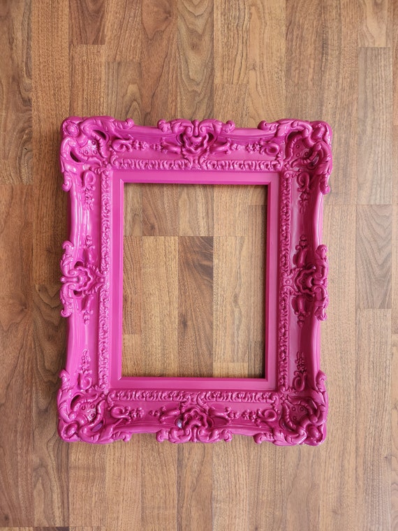11x14 Diploma Frame With Pink Suede Mat - Pearlescent Aluminum, Wall Or Tabletop Display